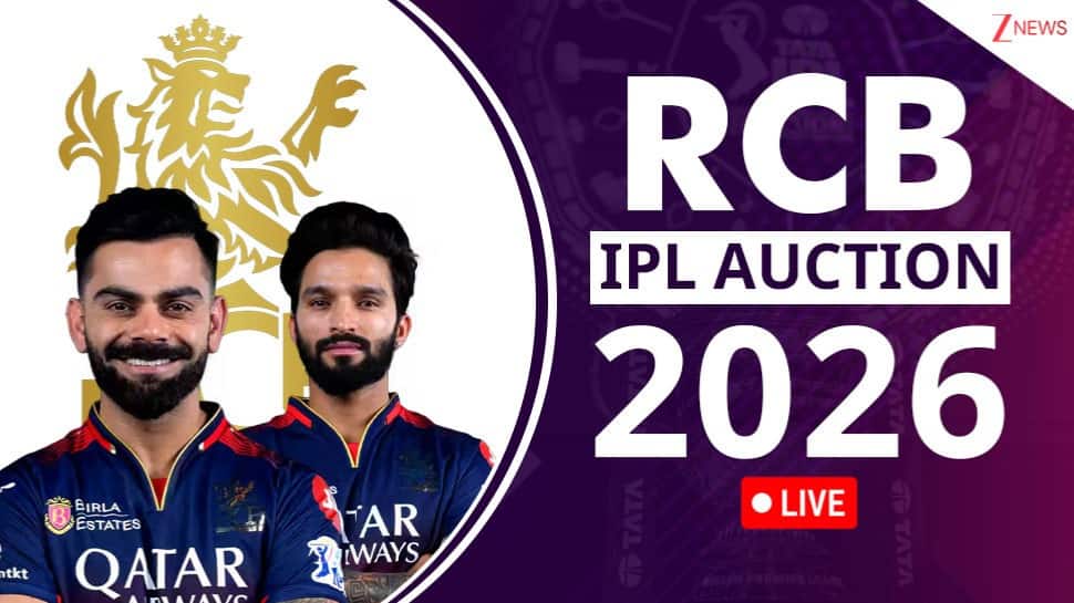 RCB IPL 2026 Auction Live: Jordan Cox Sold To Bengaluru For Rs 75 Lakh