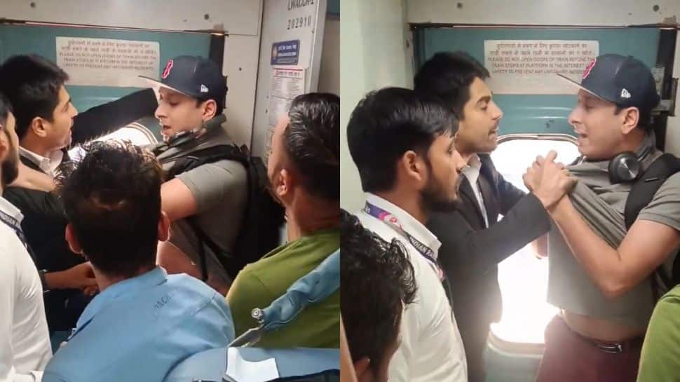 Viral: Indian Railways TTE Catches Passenger By Collar; Tussle Sparks Debate Over Passenger Safety