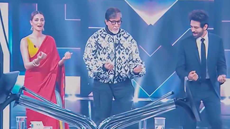KBC 17: Kartik Aaryan Asks Amitabh Bachchan If Jaya Bachchan Knows His Mobile Password