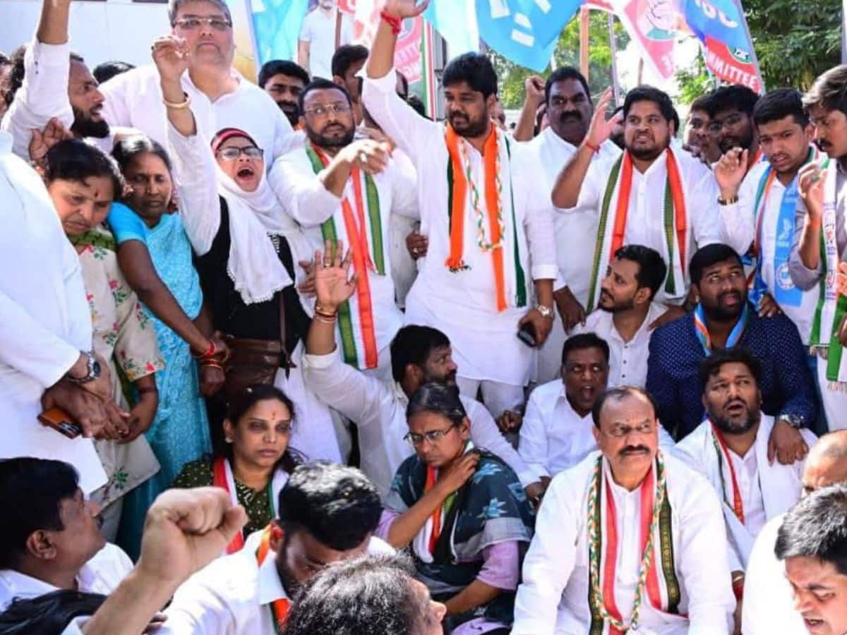 Congress Holds State‑Wide Protests In Telangana Over National Herald Case