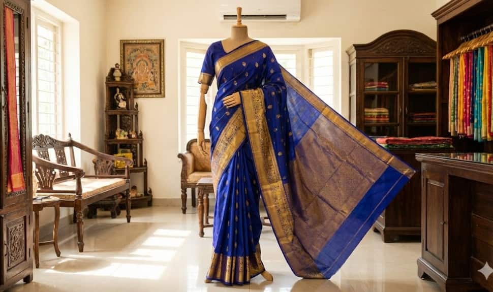 Drape Your Saree in Timeless Indian Elegance