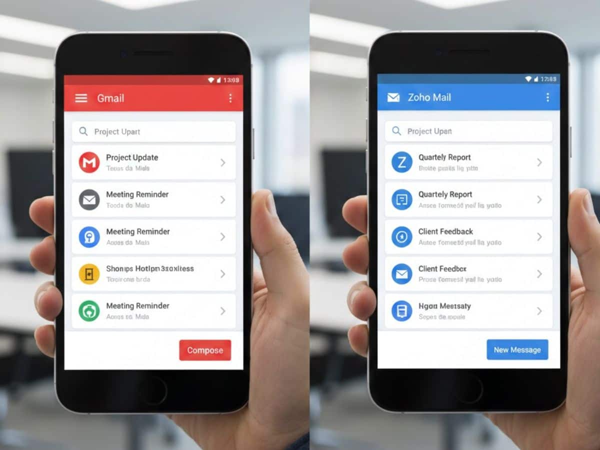 Gmail Vs Zoho Mail Comparison: Why People Are Moving Away From Gmail? Check Security And Safety Features; Here’s How To Switch | Technology News Gmail Vs Zoho Mail Comparison: Why People Are Moving Away From Gmail? Check Security And Safety Features; Here’s How To Switch | Technology News