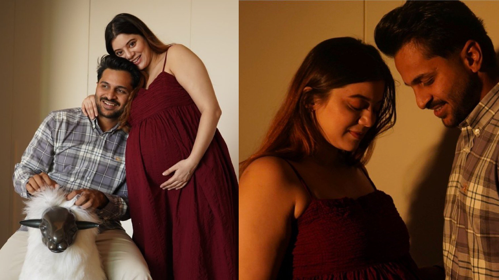 Shardul Thakur and his wife Mittali with their newborn baby boy