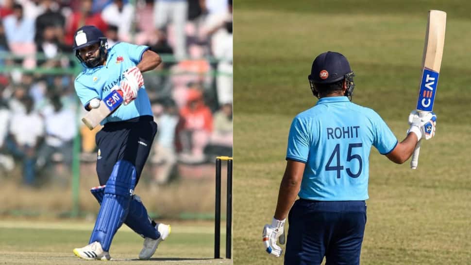 Rohit Sharma Slams 62-Ball Hundred In Vijay Hazare Trophy, Reaffirms His One-Day Brilliance Against Sikkim