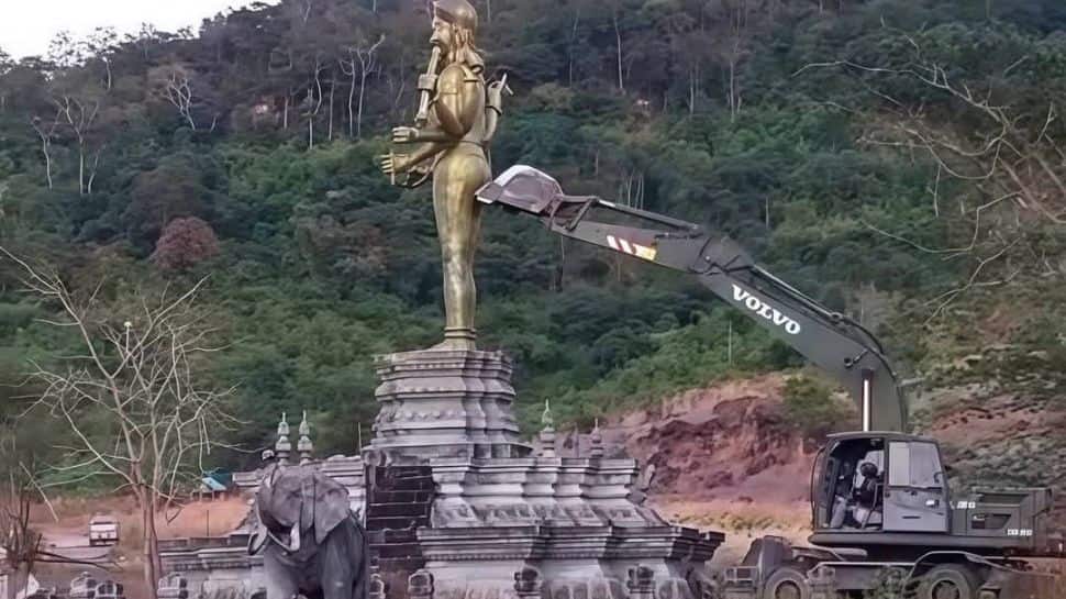 India Expresses Concern Over Demolition Of Hindu Deity Statue In Thailand-Cambodia Border Dispute | Video