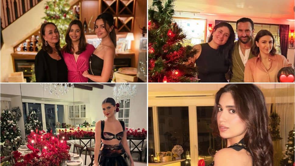 Christmas 2025: Janhvi Kapoor’s Quirky ‘Botox Tree’ To Tara Sutaria’s Lavish Feast — How Bollywood Is Celebrating Festive Season