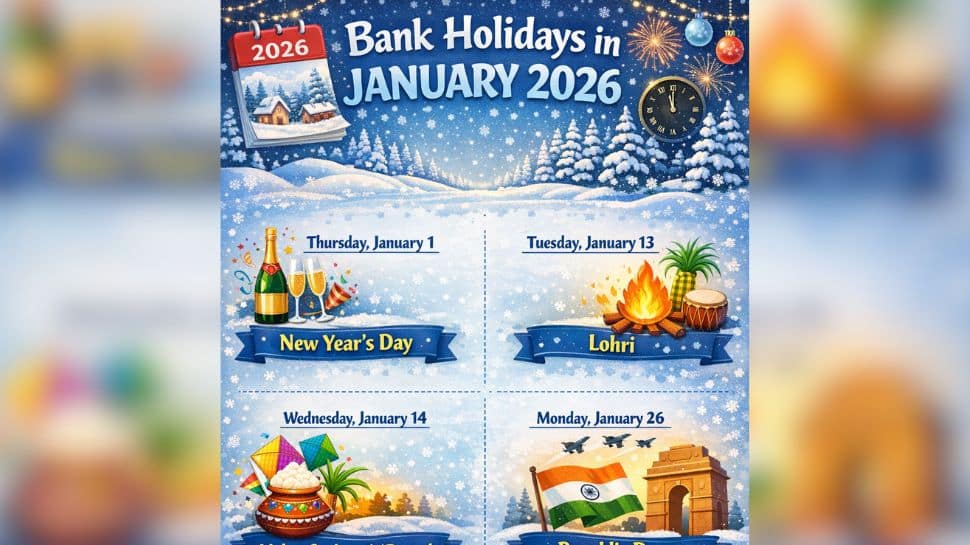 Bank Holidays In January 2026: Banks Will Remain Closed On THESE Days — Check Full List