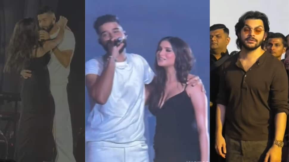 AP Dhillon Hugs And Kisses Tara Sutaria At Mumbai Concert, Boyfriend Veer Pahariya Reaction Goes Viral - WATCH