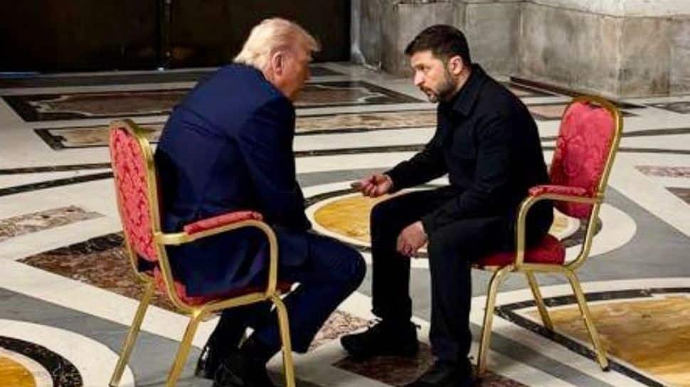 ‘Russia Wants To See Ukraine Succeed,’ Says Trump As Zelenskyy Stands Beside Him After Peace Talks