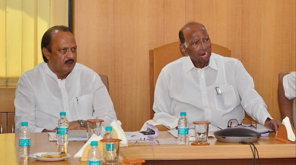 `Chacha Bhatija` Duo Back On Stage Together As Ajit Pawar Announces Alliance With Uncle Sharad For Local Polls