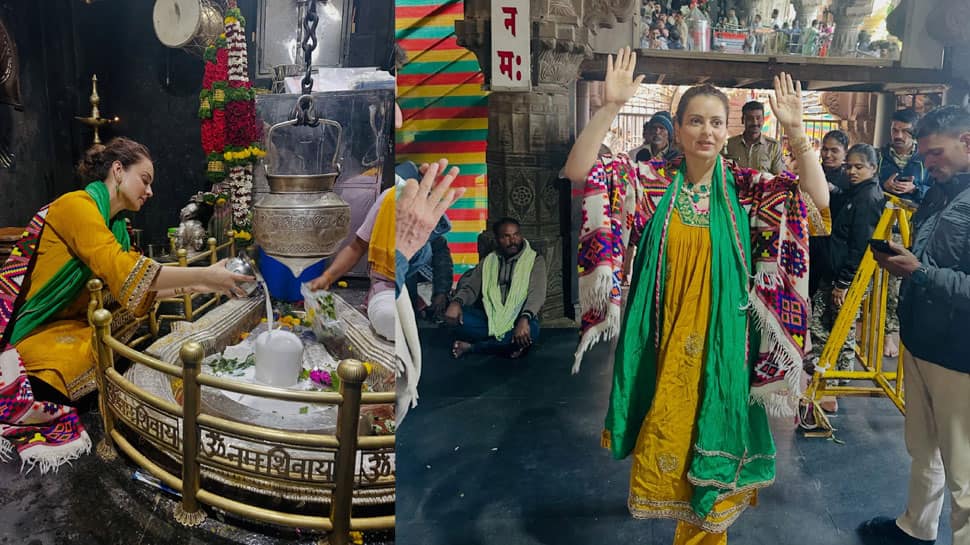 Kangana Ranaut Completes 12 Jyotirlinga Pilgrimage Darshan, Shares Her Joy In Pics