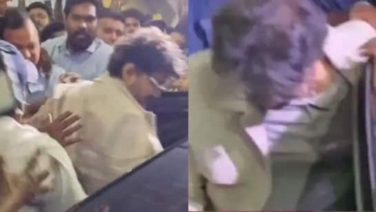 TVK Chief-Actor Vijay Thalapathy Stumbles, Falls Down After Getting Mobbed At Chennai Airport - Watch