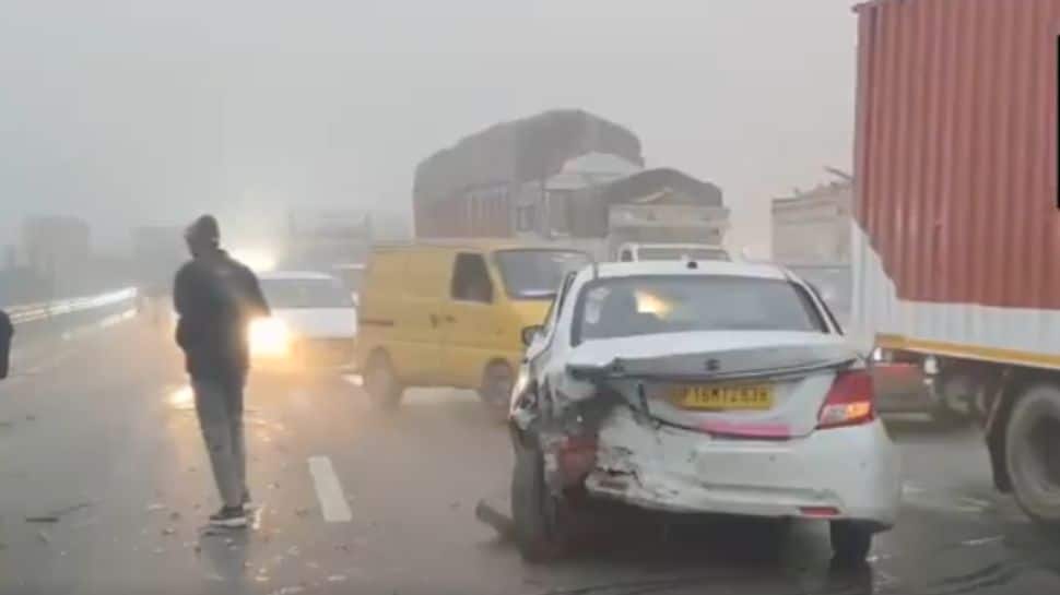 Dense Fog Triggers Three-Car Pile-Up On Delhi–Sonipat Road