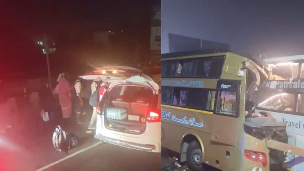 Bengaluru–Chennai Sleeper Bus Collides On Bengaluru–Hosur Highway, Several Injured; FIR Registered