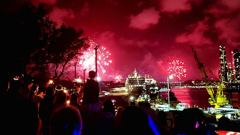 Early Birds Steal The Show At Sydney Harbour Ahead Of New Year Fireworks