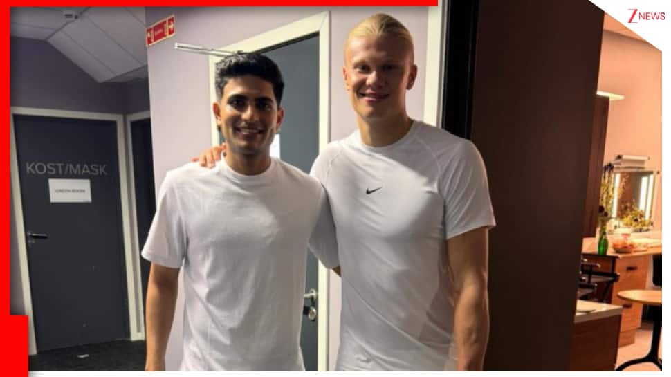 Football Meets Cricket: Erling Haaland’s Special Gesture For Shubman Gill Goes Viral - WATCH