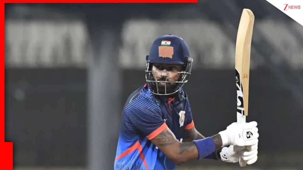 Hardik Pandya Smashes Maiden List A Century In Vijay Hazare Trophy Against Vidarbha