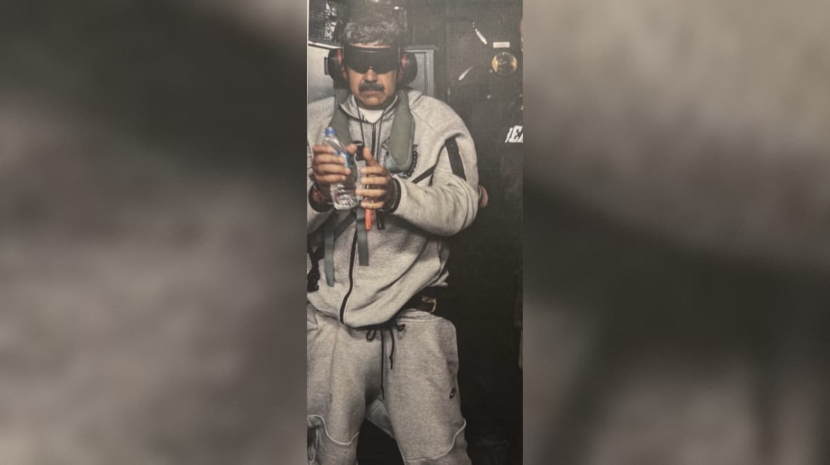 Trump Releases First Picture Of 'Captured' Venezuelan President Nicolas Maduro