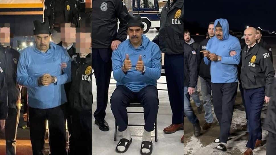 Nicolas Maduro First Video: Handcuffed Venezuelan President Arrives In US; Listen To What He Just...