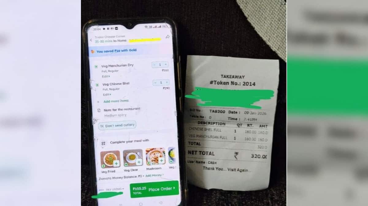 Viral: Rs 320 Or Rs 655? Influencer Shows Price Gap On Zomato, Company Responds | Check