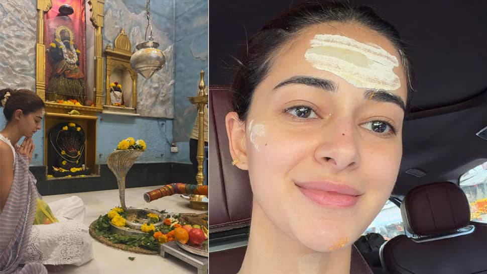 Monday Motivation: Ananya Panday Offers Prayers Lord Shiva Temple, Shares Pics