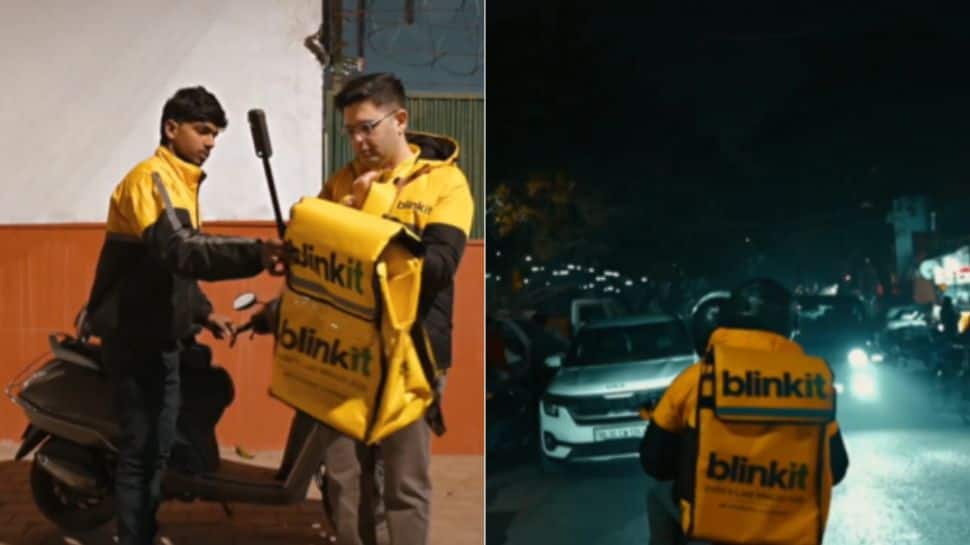 AAP MP Raghav Chadha Delivers For Blinkit For A Day, Experiences Life Of Delhi Gig Worker | WATCH