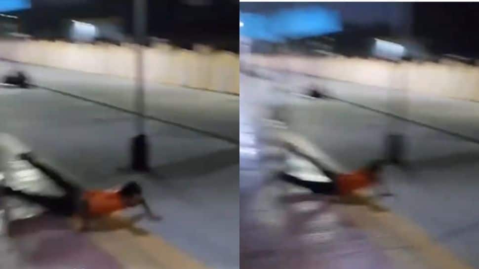 Video: Swiggy Delivery Agent Injured While Getting Off Moving Train; Company Responds