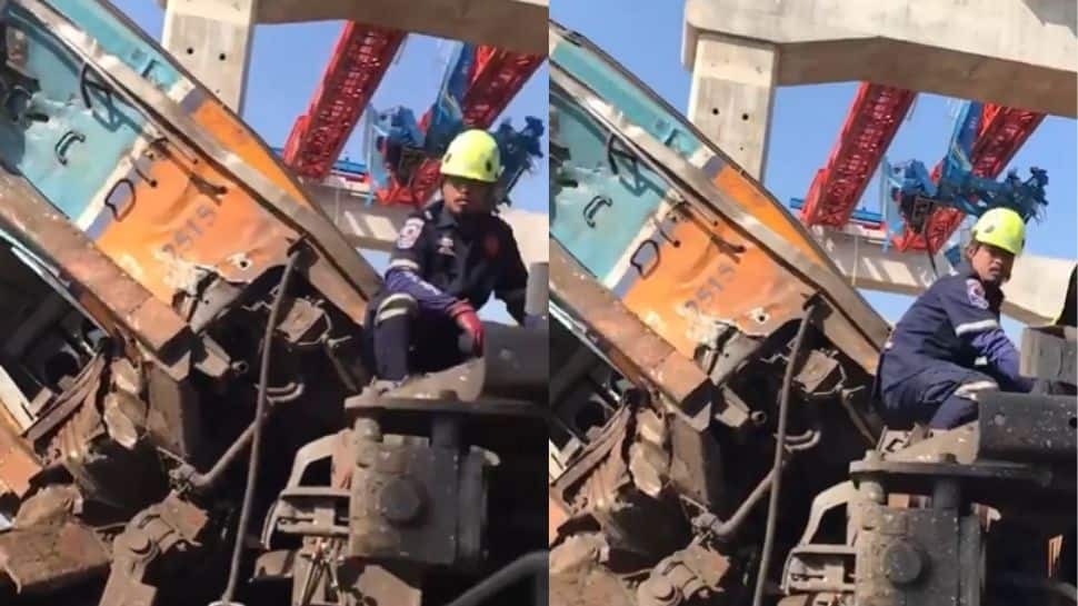 22 Killed And Dozens Injured, Freak Crane Collapse Derails Train In Thailand