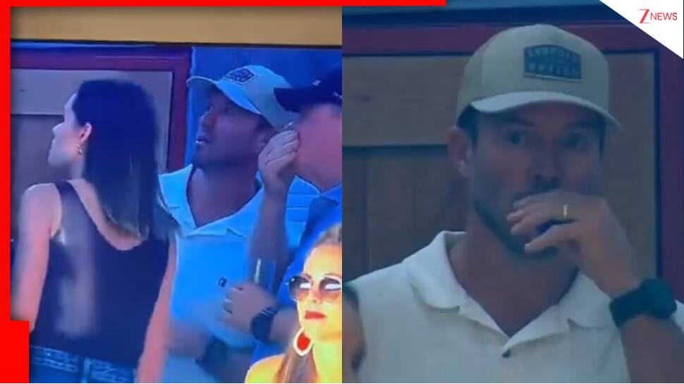 Former RCB legend AB Devillers Caught Vaping On LIVE TV; Left Stunned As Camera Zooms In - WATCH