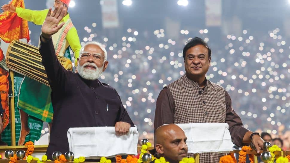 PM Modi Hails Bodo Peace Accord At `Bagurumba Dwhou 2026` In Guwahati