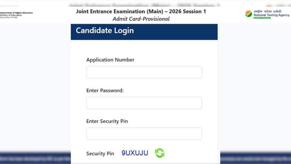 JEE Main Admit Card 2026 OUT At jeemain.nta.ac.in- Check Direct Link To ...