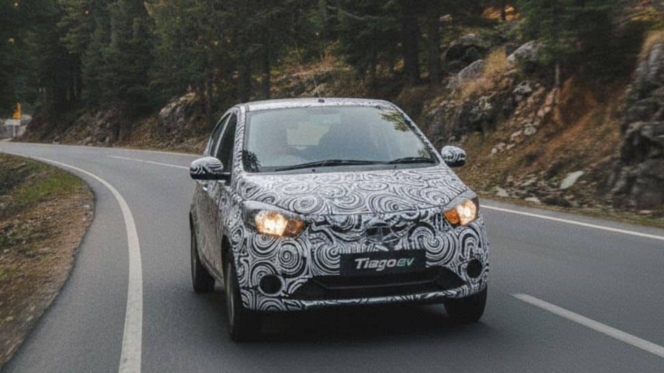 2026 Tata Tiago EV Facelift: First Spy Shots Reveal Design Updates, Likely To Get Safety Upgrades And More