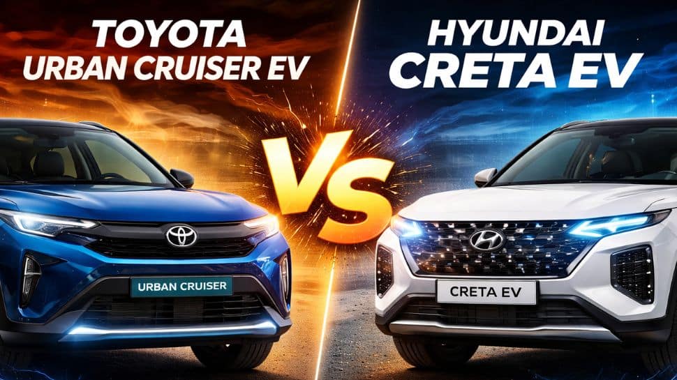 Toyota Urban Cruiser EV vs Hyundai Creta EV: Price, Battery, Range, Features, Performance Compared; Which CAR Should You Buy?