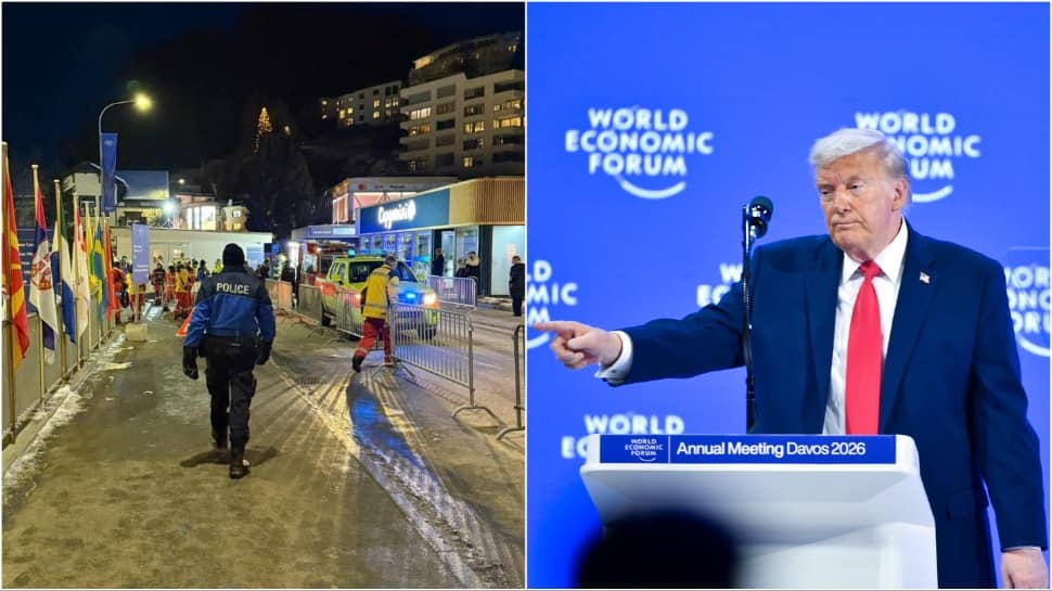 Davos security scare: WEF Congress centre evacuated after smoke alarm; Trump safe after 'fondue hut' fire | VIDEO