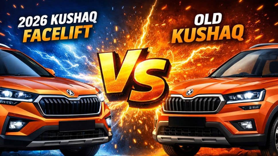 2026 Skoda Kushaq Facelift vs old Kushaq: What’s NEW this time? Price, engine, exterior, interior and feature updates compared