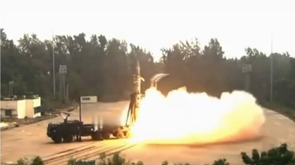Watch Video: First-ever salvo firing of quasi-ballistic Pralay missile