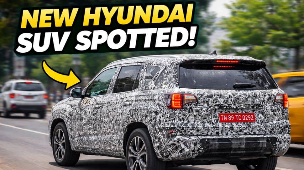 Hyundai planning to launch a new SUV? Spy images hint at boxy design, key features and more