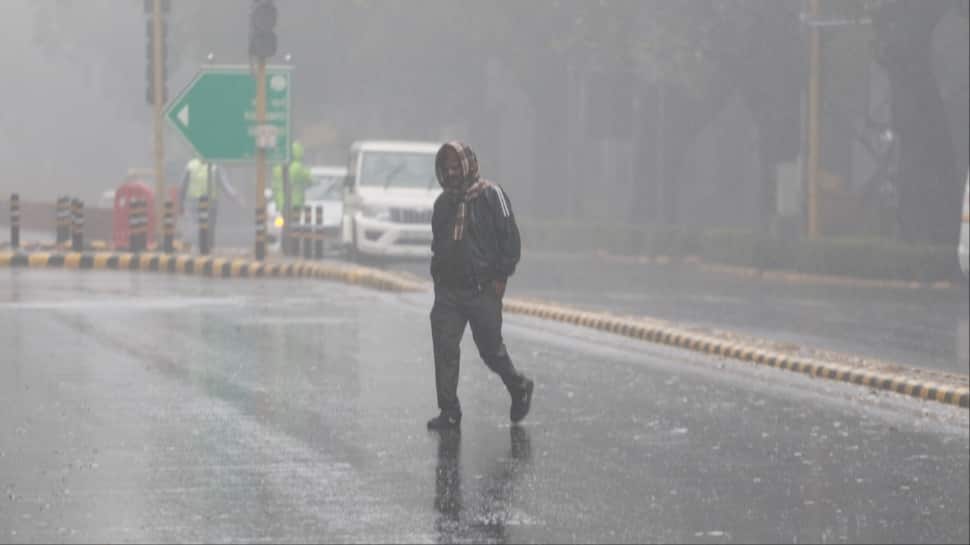 Weather Update: Rain hits Delhi-NCR, temperatures dip amid poor air quality
