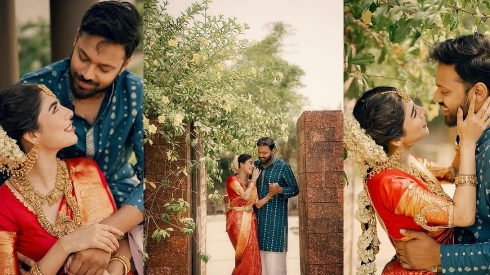 Anupamaa actress Adrija Roy gets engaged to boyfriend Vigunesh Iyer in an intimate South Indian ceremony - Check Pics