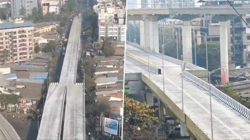 Mira-Bhayandar flyover controversy: Why do 4 lanes turn into 2? MMRDA explains viral design | VIDEO