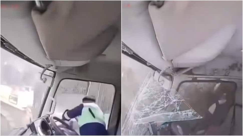 Caught on camera: Terrifying landslide video captures trucks toppling at Indonesia nickel mine