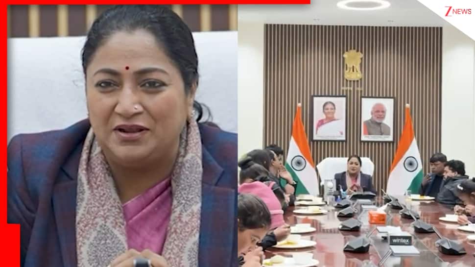 WATCH: Delhi CM Rekha Gupta Felicitates Blind Women’s Cricket World Cup Champions