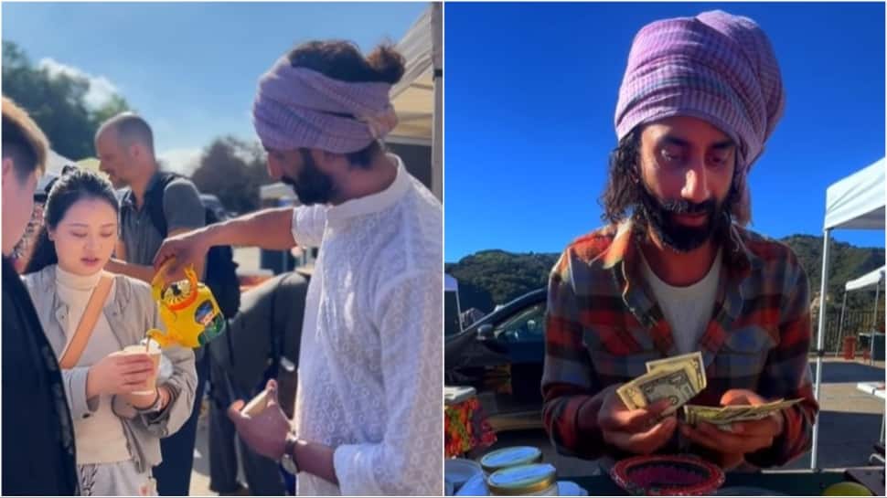 Forget Dolly Chaiwala: Meet `Chaiguy` Prabhakar, the Bihar man who sells $8 tea in Los Angeles and earns nearly Rs 25,000 a day | VIRAL VIDEO