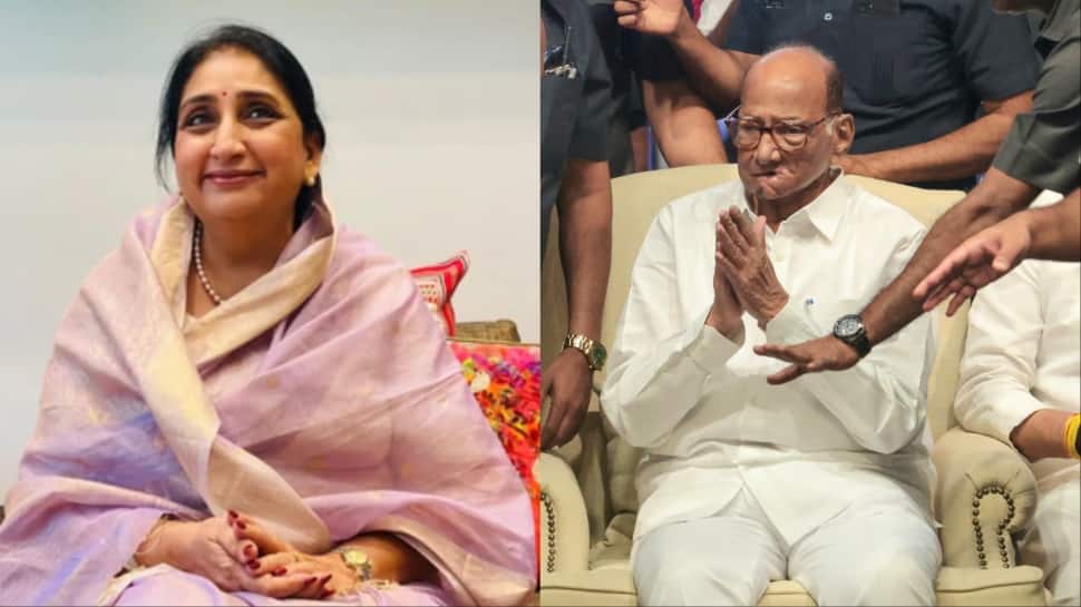 `Not aware if it is happening`: Sharad Pawar on Sunetra Pawar`s Dy CM oath speculation