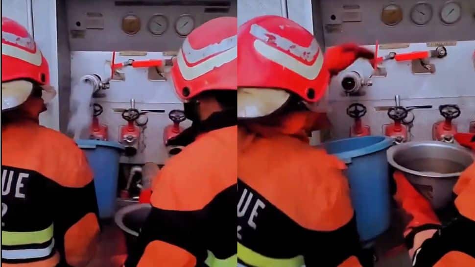No hose, just buckets? Shocking firefighting video from Pakistan goes viral | WATCH