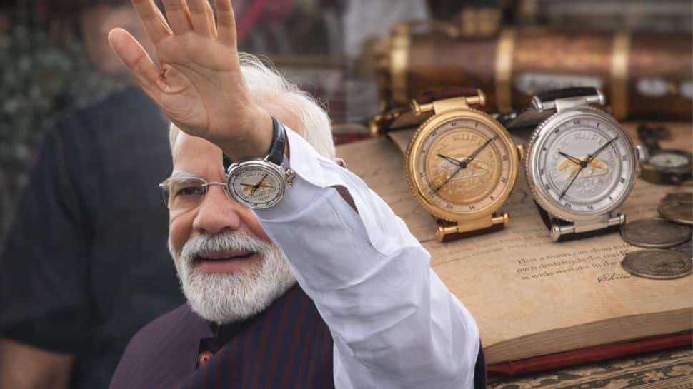 PM Modi’s Luxury Watch: Meet man who designed 1947 one-rupee coin timepiece