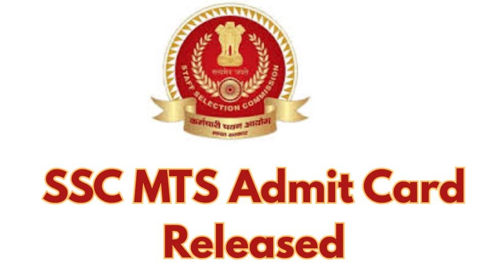 SSC MTS Admit Card 2026 Released – Download hall ticket at ssc.gov.in