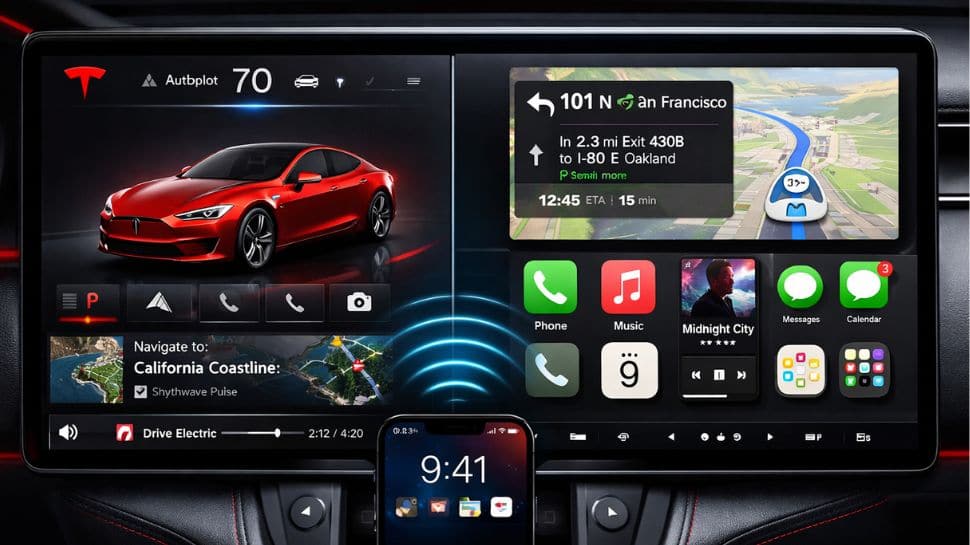 Apple CarPlay might arrive in Elon Musk-owned Tesla with its personal infotainment interface: Options, limitations, and wi-fi connectivity Apple CarPlay might arrive in Elon Musk-owned Tesla with its personal infotainment interface: Options, limitations, and wi-fi connectivity