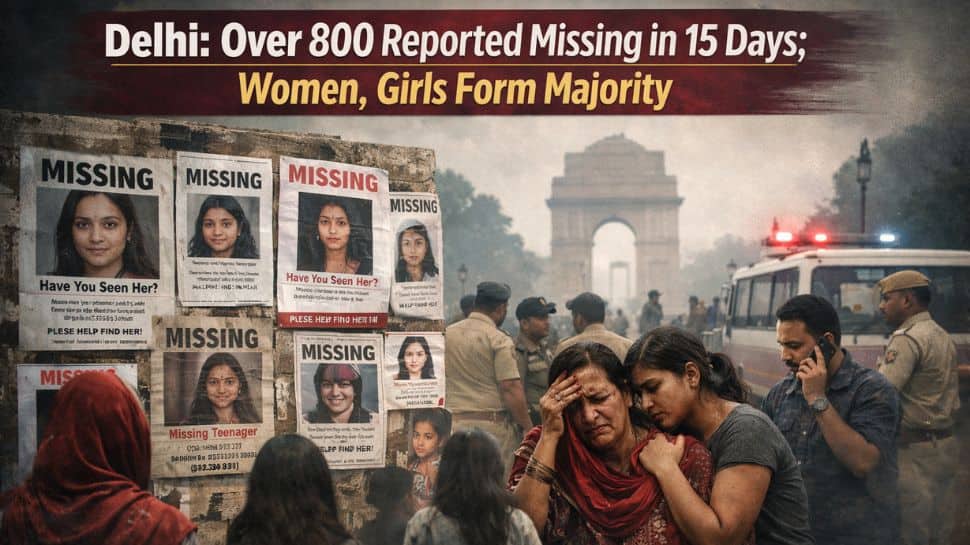 Delhi: Over 800 go missing in 15 days, 54 incidents reported daily; Women, girls form majority of cases