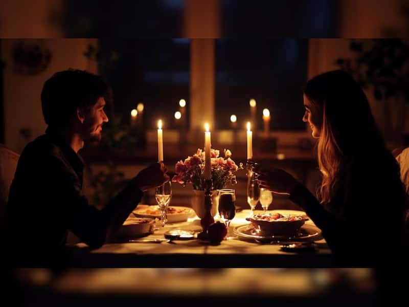 Candlelight Dinner at Home